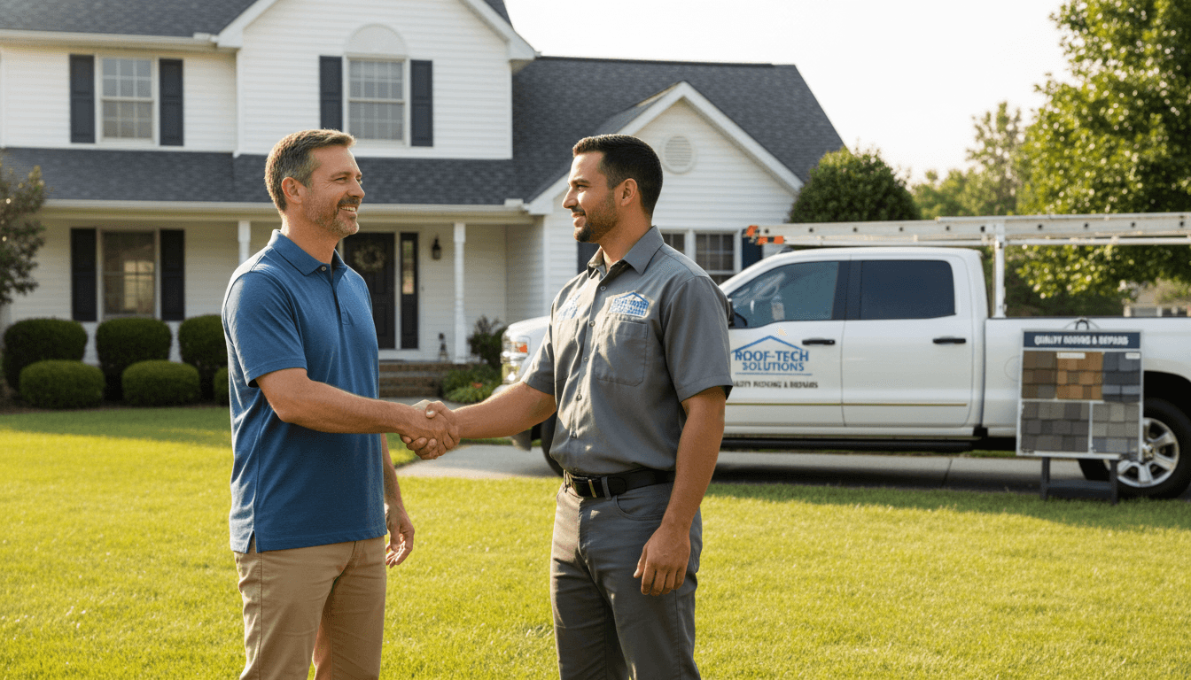 Professional roofing contractor